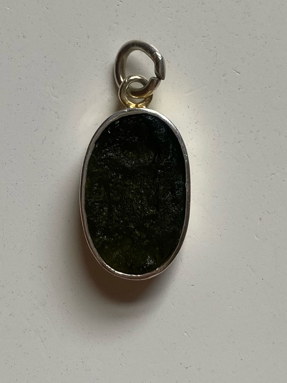 Authentic Moldavite Pendant - Picture 3 of 9
